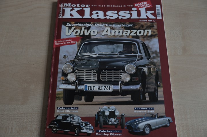 Deckblatt Motor Klassik (03/2000)